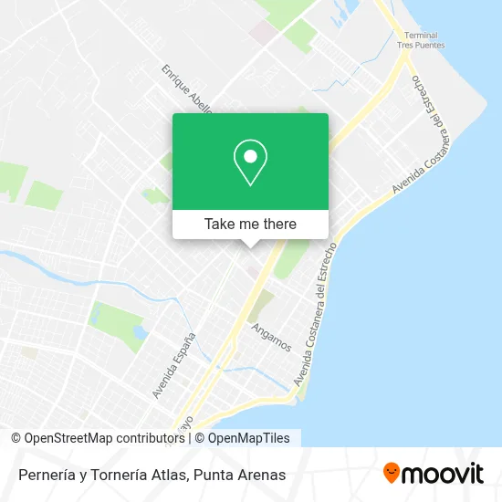 Pernería y Tornería Atlas map
