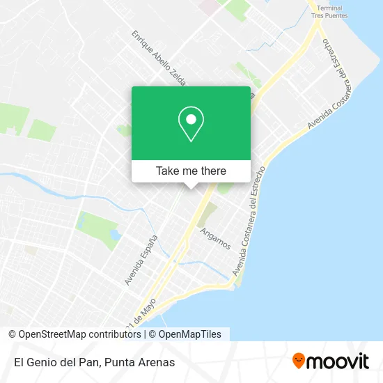 El Genio del Pan map