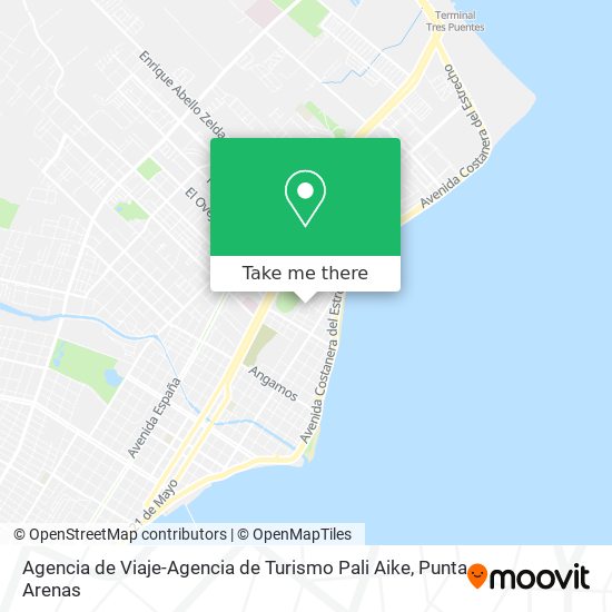 Mapa de Agencia de Viaje-Agencia de Turismo Pali Aike