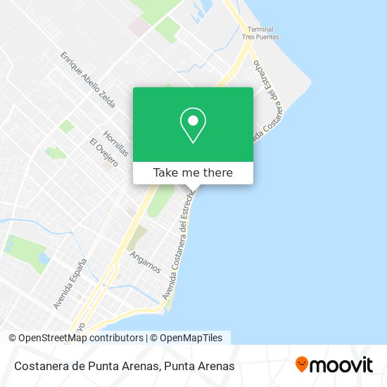 Costanera de Punta Arenas map