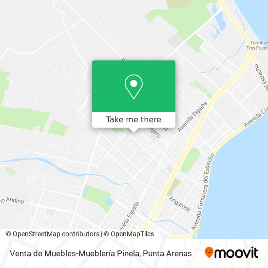 Mapa de Venta de Muebles-Mueblería Pinela