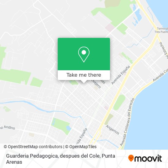 Guarderia Pedagogica, despues del Cole map
