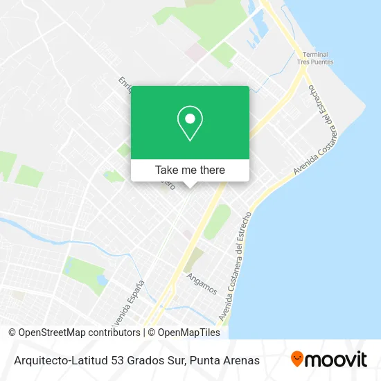 Arquitecto-Latitud 53 Grados Sur map