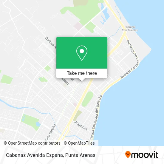 Cabanas Avenida Espana map