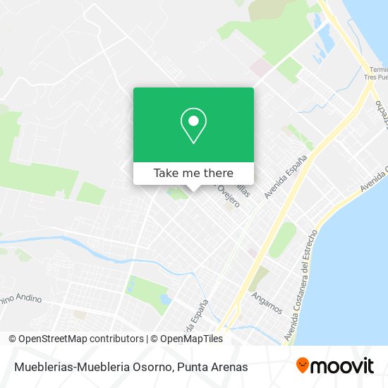 Mapa de Mueblerias-Muebleria Osorno