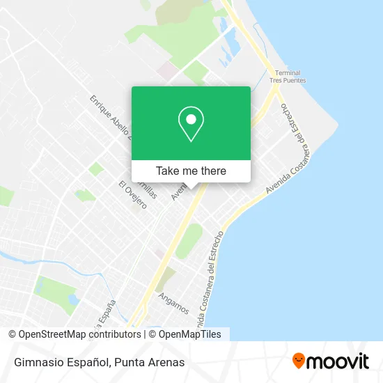 Gimnasio Español map