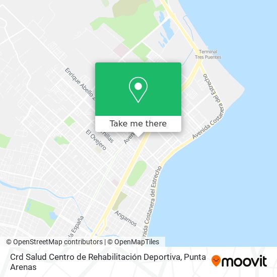 Mapa de Crd Salud Centro de Rehabilitación Deportiva