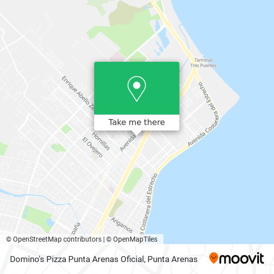 Domino's Pizza Punta Arenas Oficial map