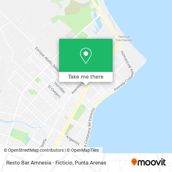 Mapa de Resto Bar Amnesia - Ficticio