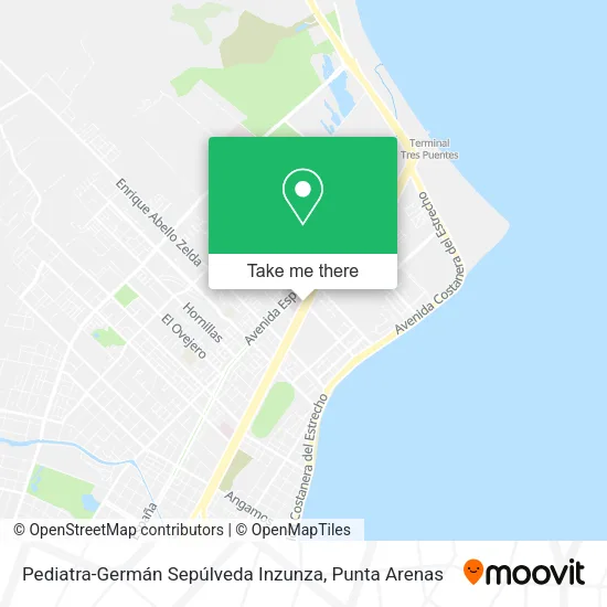 Mapa de Pediatra-Germán Sepúlveda Inzunza