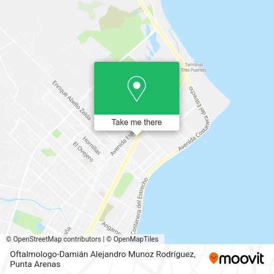 Mapa de Oftalmologo-Damián Alejandro Munoz Rodríguez