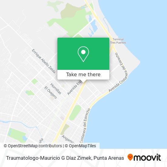Mapa de Traumatologo-Mauricio G Díaz Zimek