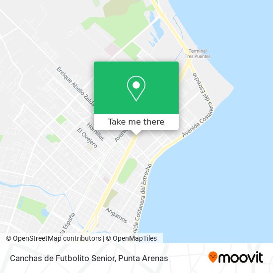 Canchas de Futbolito Senior map