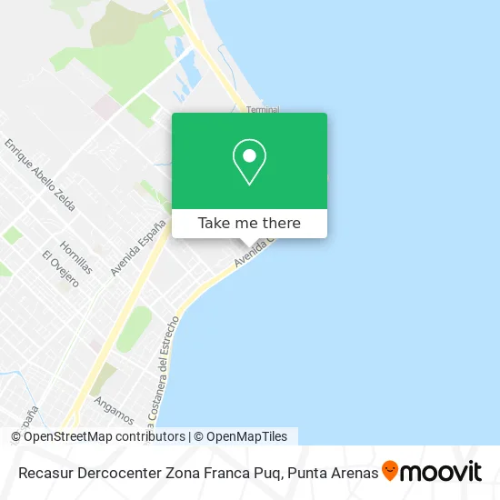 Recasur Dercocenter Zona Franca Puq map