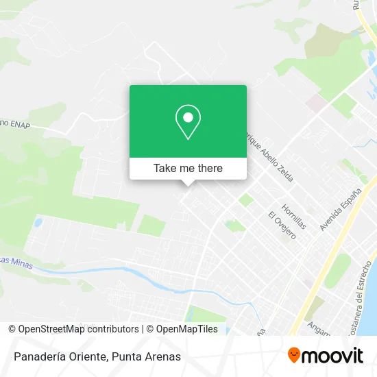 Panadería Oriente map