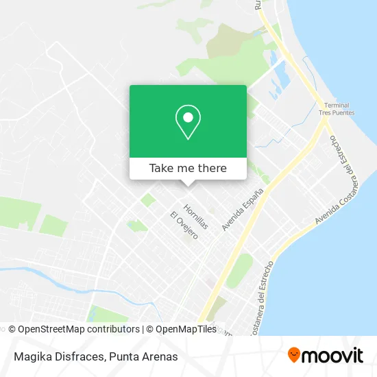 Magika Disfraces map