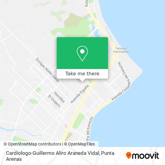 Cardiologo-Guillermo Aliro Araneda Vidal map