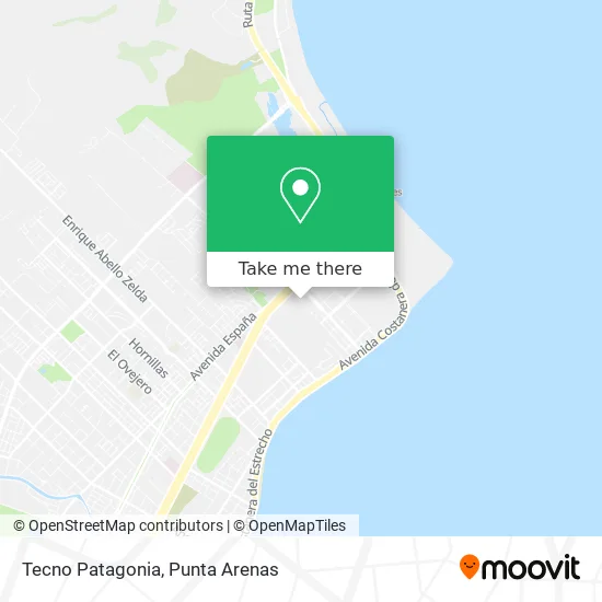 Tecno Patagonia map