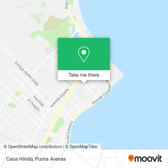 Mapa de Casa Hindú