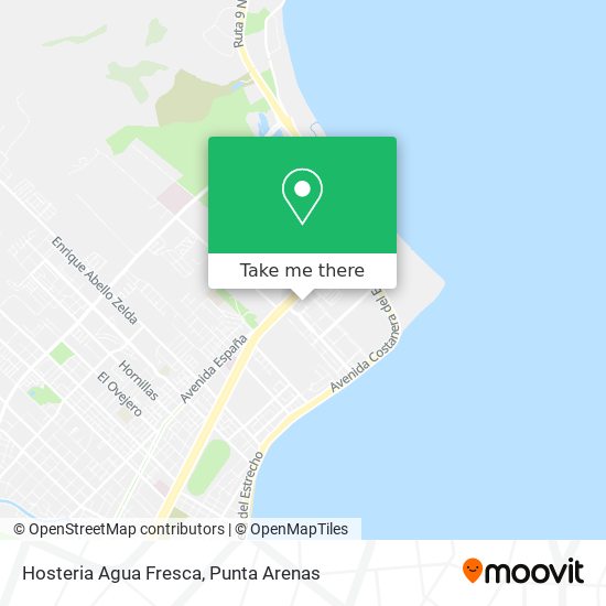 Hosteria Agua Fresca map