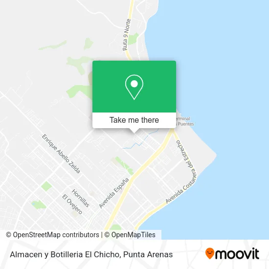 Almacen y Botilleria El Chicho map