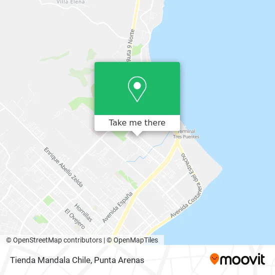 Tienda Mandala Chile map