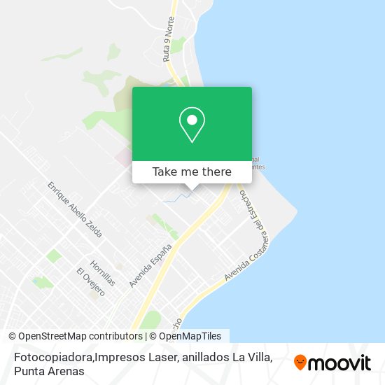 Mapa de Fotocopiadora,Impresos Laser, anillados La Villa