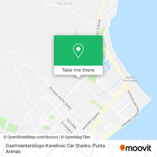 Gastroenterólogo-Karelovic Car Stanko map