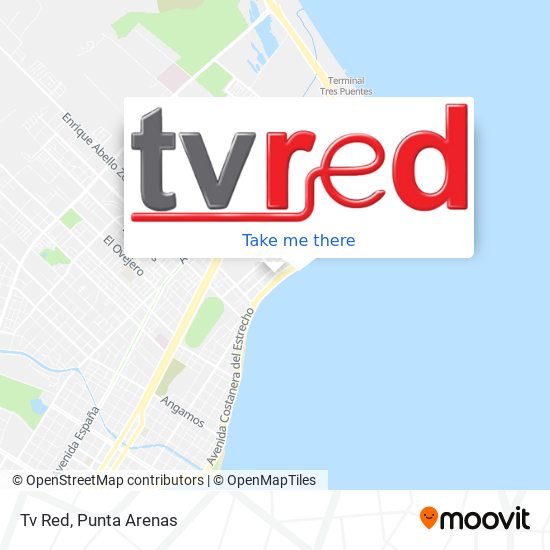 Mapa de Tv Red