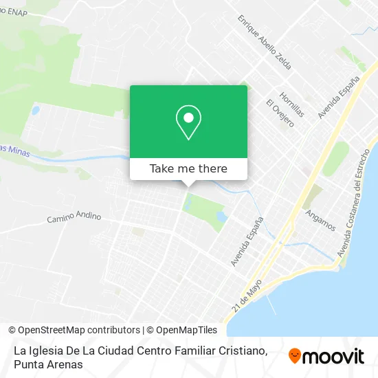 La Iglesia De La Ciudad Centro Familiar Cristiano map