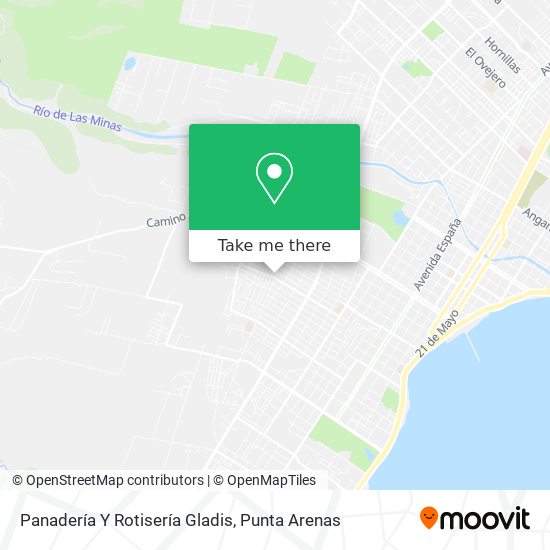 Panadería Y Rotisería Gladis map