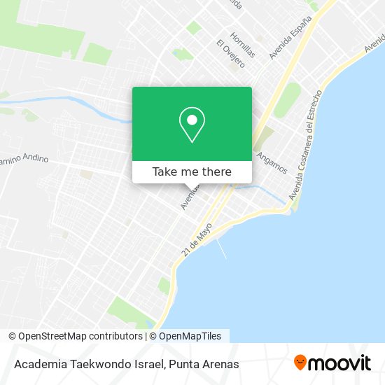 Academia Taekwondo Israel map