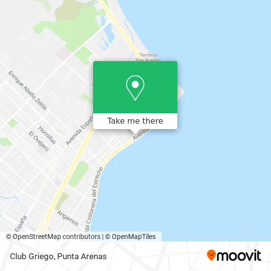 Club Griego map
