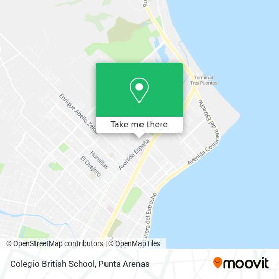 Mapa de Colegio British School