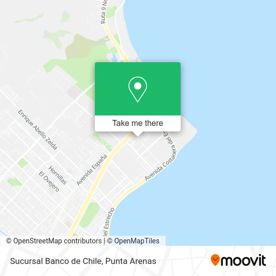 Sucursal Banco de Chile map