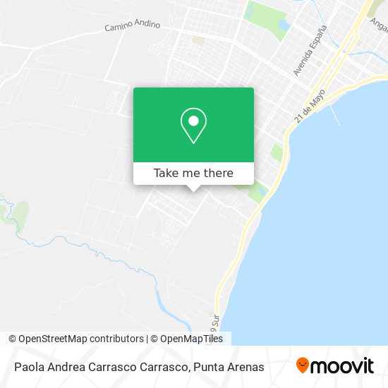 Paola Andrea Carrasco Carrasco map