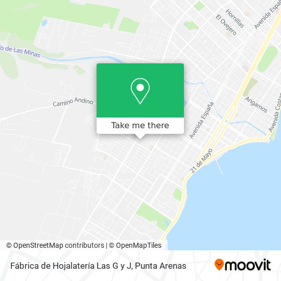 Fábrica de Hojalatería Las G y J map