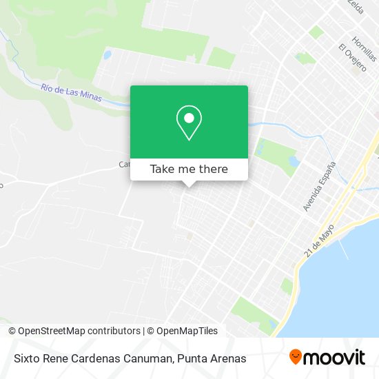 Mapa de Sixto Rene Cardenas Canuman