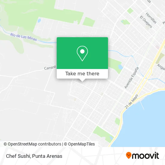 Chef Sushi map