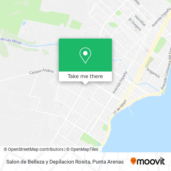 Salon de Belleza y Depilacion Rosita map