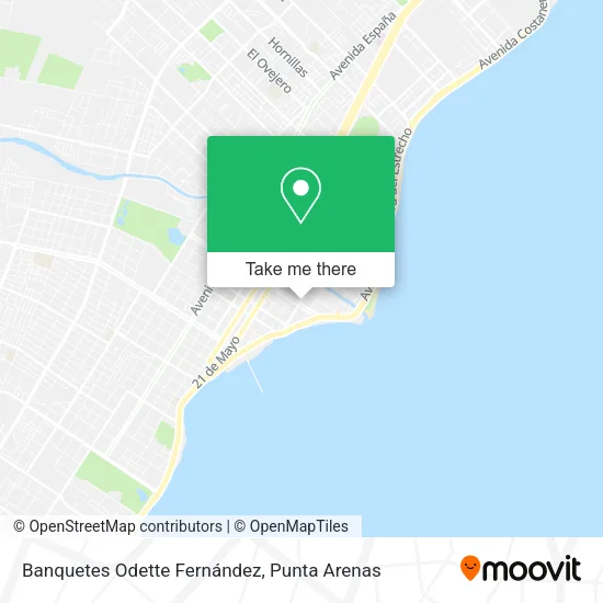 Mapa de Banquetes Odette Fernández