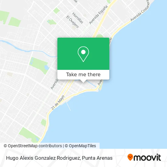 Hugo Alexis Gonzalez Rodriguez map