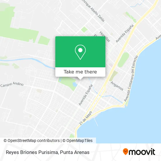 Reyes Briones Purisima map