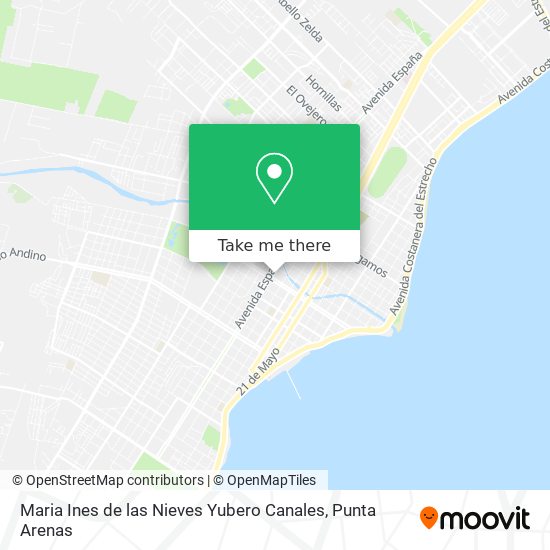Maria Ines de las Nieves Yubero Canales map