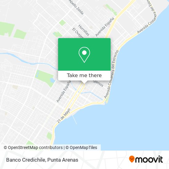 Mapa de Banco Credichile