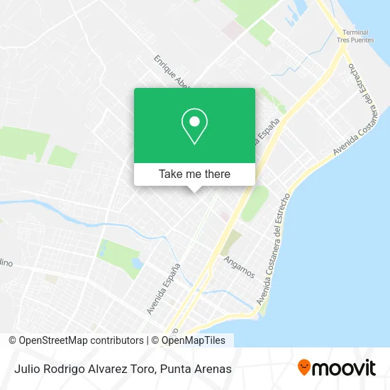 Julio Rodrigo Alvarez Toro map