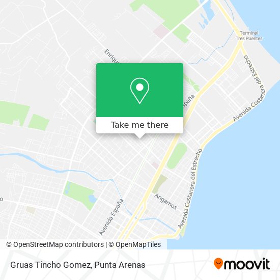 Gruas Tincho Gomez map