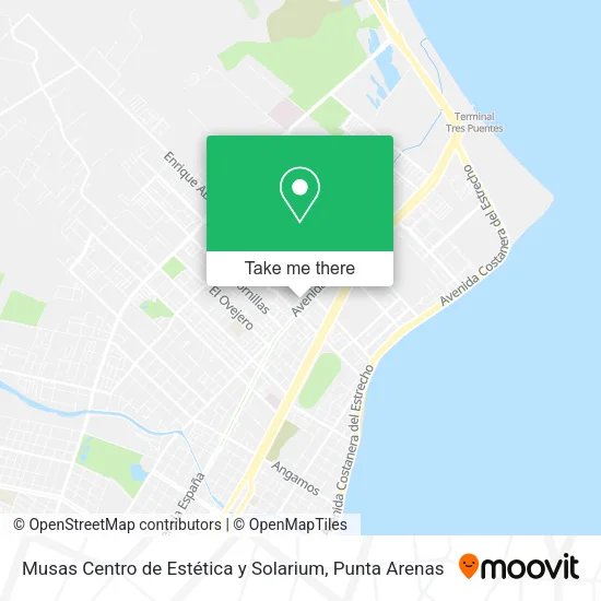 Musas Centro de Estética y Solarium map