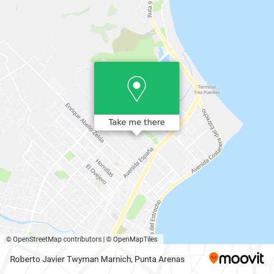 Roberto Javier Twyman Marnich map