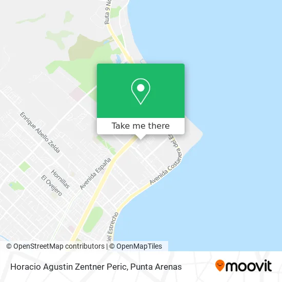 Horacio Agustin Zentner Peric map